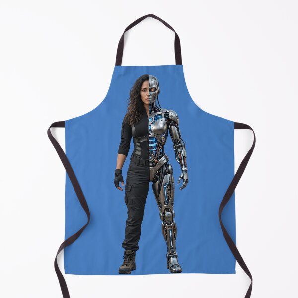 Item preview, Future Female Android Metallic Bionic Human designed and sold by digitalbob60.
