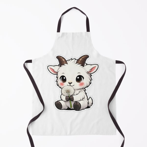 Item preview, Cute Baby Goat Holding A Dandelion designed and sold by Owcomm.