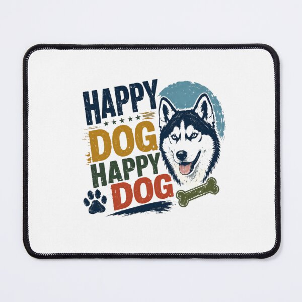 Item preview, Happy Dog Happy Dog Husky Dog Lover Pet Owner designed and sold by RetroMini2026.