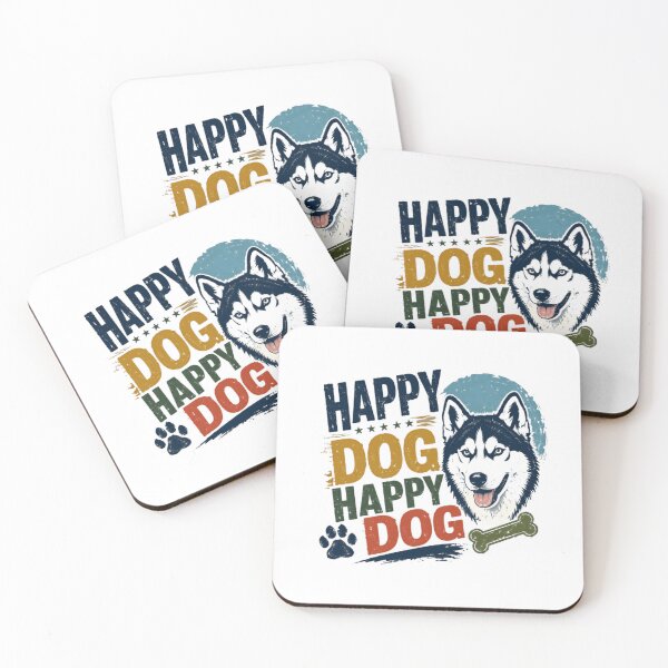 Item preview, Happy Dog Happy Dog Husky Dog Lover Pet Owner designed and sold by RetroMini2026.
