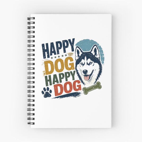 Item preview, Happy Dog Happy Dog Husky Dog Lover Pet Owner designed and sold by RetroMini2026.