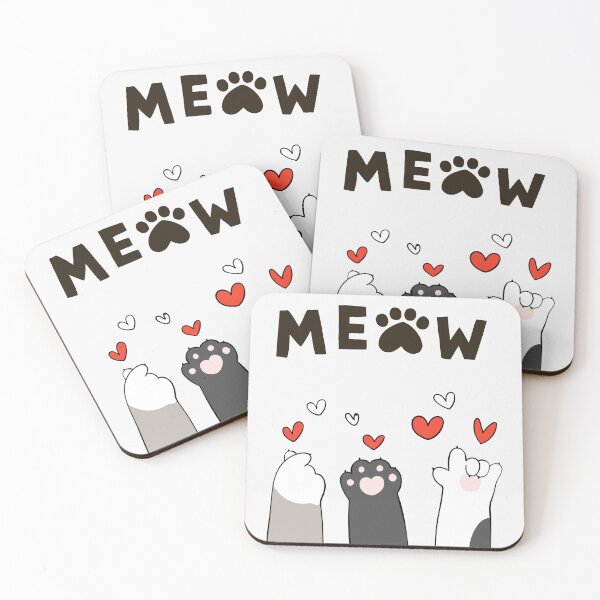 Item preview, Meow Finger Heart: Kawaii Cat Paws and Anime Aesthetic designed and sold by OlgaLuna_design.