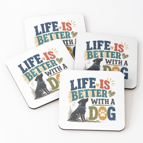Item preview, Life Is Better With A Dog Lover Pet Owner Canine designed and sold by RetroMini2026.