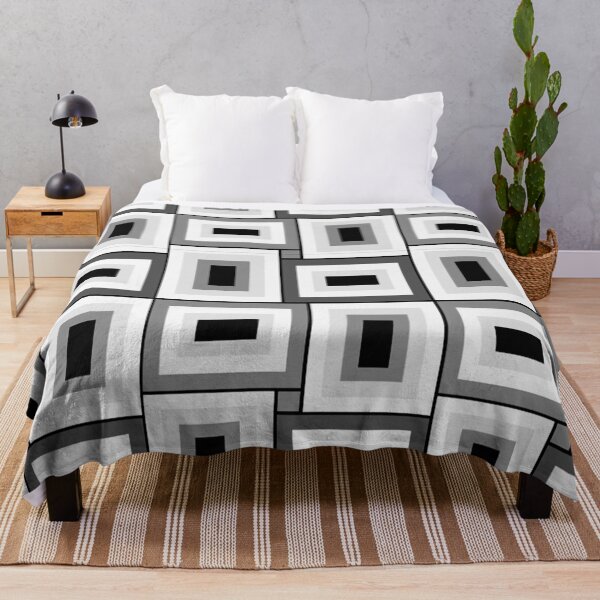 Item preview, Mid-Century Modern Black And White Contemporary Geometric Pattern designed and sold by DEC02.