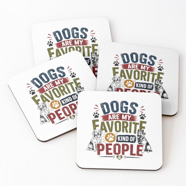 Item preview, Dogs Are My Favorite Kind Of People Dog Lover Pet Owner Canine Companion designed and sold by RetroMini2026.