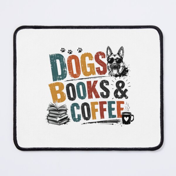 Item preview, Dogs Books & Coffee Dog Lover Bookworm Coffee Drinker Canine Reader designed and sold by RetroMini2026.