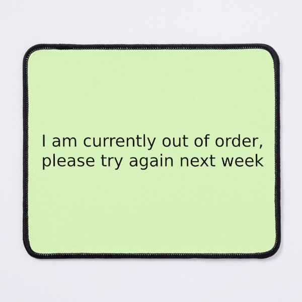 Item preview, I am currently out of order, please try again next week designed and sold by English Learning.