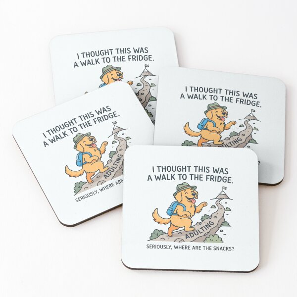 Item preview, Funny Dog Hiking The Mountain Trail designed and sold by Owcomm.