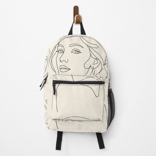 Item preview, Minimalist Continuous Line Art Elegant Woman Face Silhouette designed and sold by Gameshalah's Designs Hub.