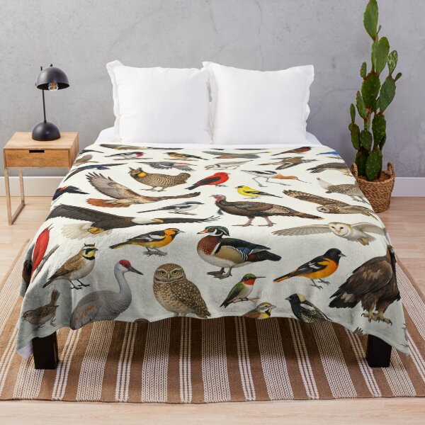 Item preview, Native Birds of Nebraska Retro Style Identification Chart designed and sold by kakarikihill.