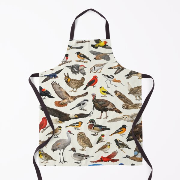 Item preview, Native Birds of Nebraska Retro Style Identification Chart designed and sold by kakarikihill.