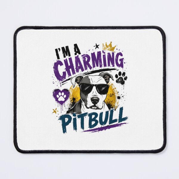 Item preview, I'm A Charming Pitbull Dog Owner Pet Parent designed and sold by RetroMini2026.