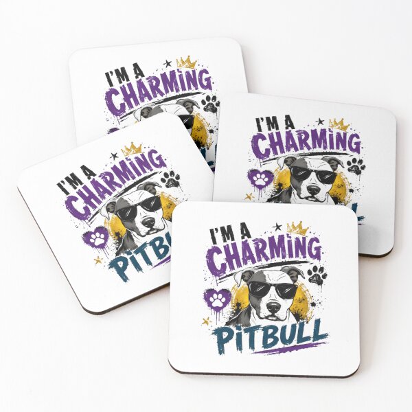 Item preview, I'm A Charming Pitbull Dog Owner Pet Parent designed and sold by RetroMini2026.