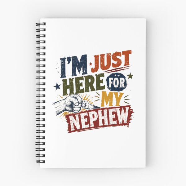 Item preview, I'm Just Here For My Nephew Uncle Aunt Family Love Proud Nephew Fan designed and sold by RetroMini2026.