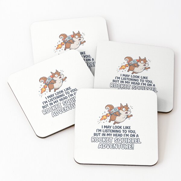 Item preview, Squirrel On A Rocket Space Adventure designed and sold by Owcomm.