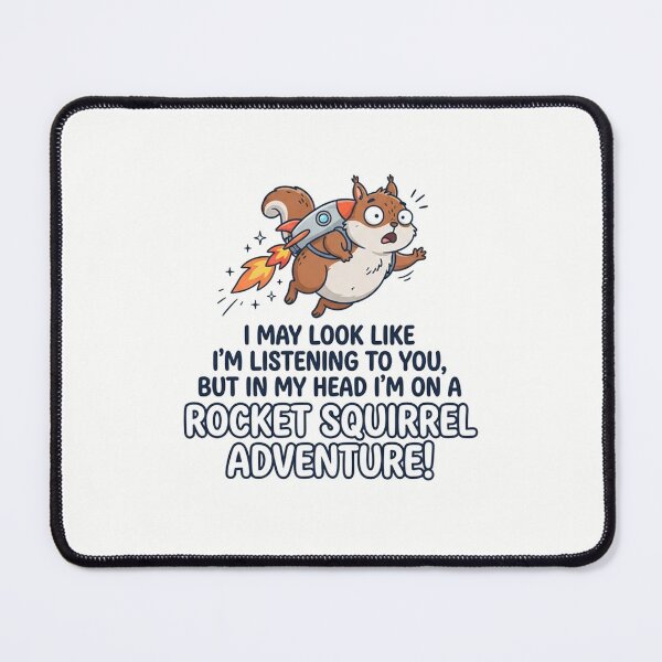 Item preview, Squirrel On A Rocket Space Adventure designed and sold by Owcomm.