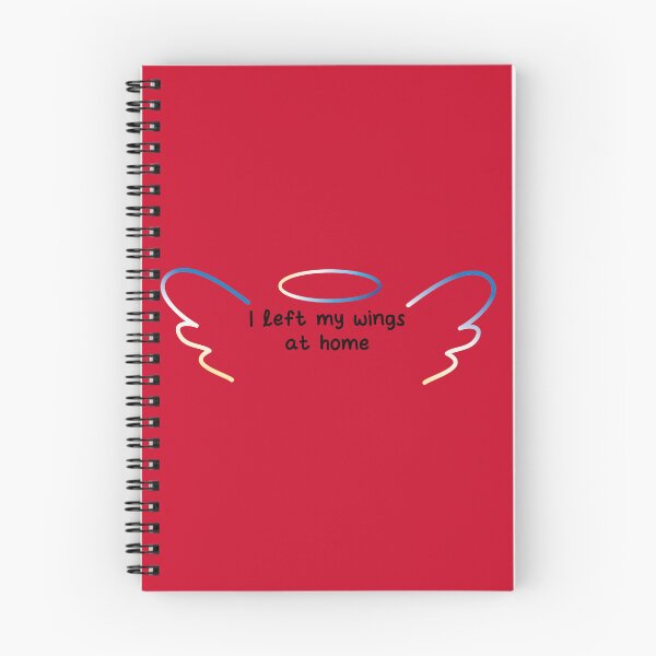 Item preview, I left my wings at home funny pun designed and sold by fluffyfamcraft.
