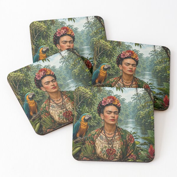 Item preview, frida Kahlo wildlife designed and sold by Muycote.