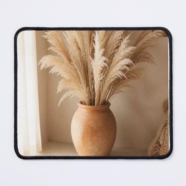 Item preview, Aesthetic Dried Pampas Grass in Terracotta Pot Neutral Photo Print designed and sold by Gameshalah's Designs Hub.