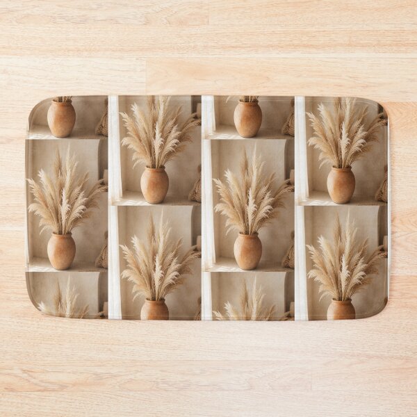 Item preview, Aesthetic Dried Pampas Grass in Terracotta Pot Neutral Photo Print designed and sold by Gameshalah's Designs Hub.