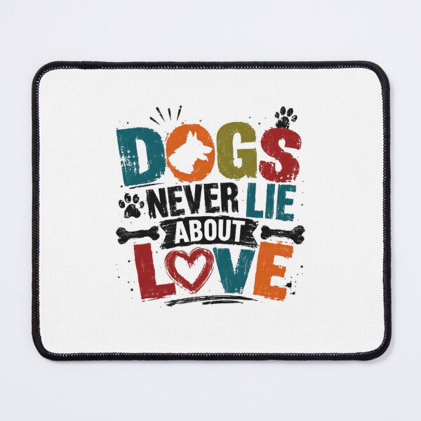 Item preview, Dogs Never Lie About Love Dog Lover Pet Owner Gift designed and sold by RetroMini2026.