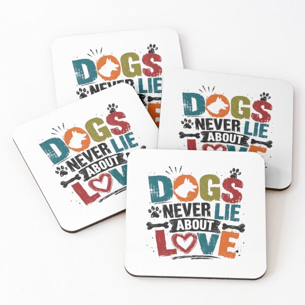 Item preview, Dogs Never Lie About Love Dog Lover Pet Owner Gift designed and sold by RetroMini2026.
