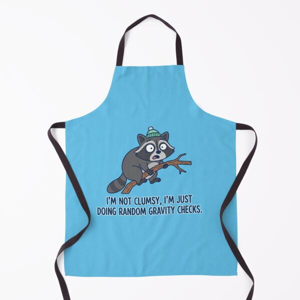 Item preview, Funny Raccoon Doing Random Gravity Checks designed and sold by Owcomm.