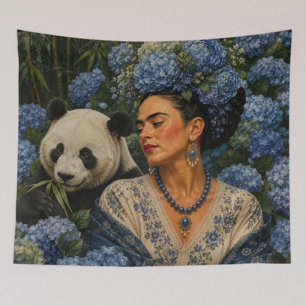 Item preview, Frida Blue Panda designed and sold by Muycote.