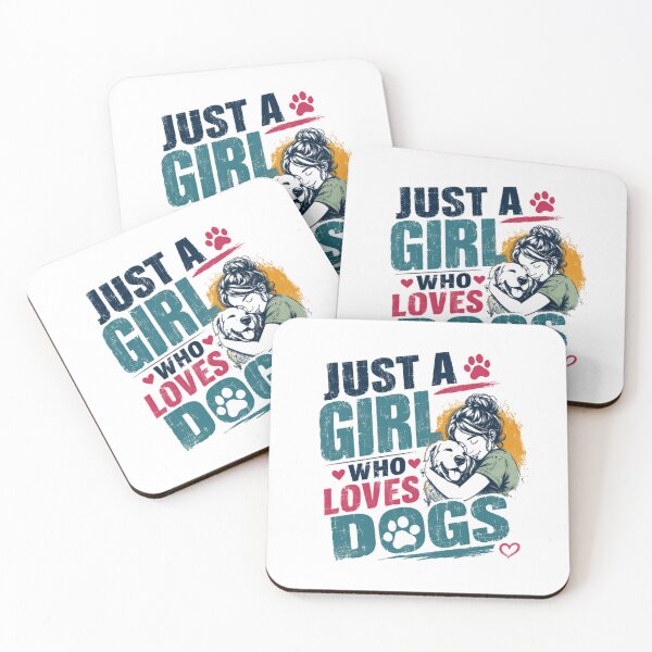 Item preview, Just A Girl Who Loves Dogs Dog Lover Woman Pet Owner designed and sold by RetroMini2026.