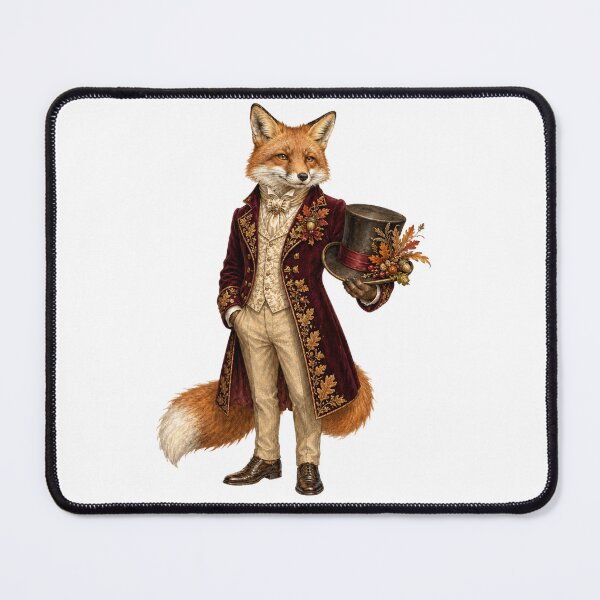 Item preview, Fox Gentleman Dressed For Ball designed and sold by Vividdesignsau.