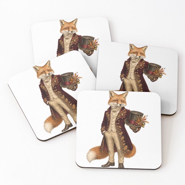 Item preview, Fox Gentleman Dressed For Ball designed and sold by Vividdesignsau.