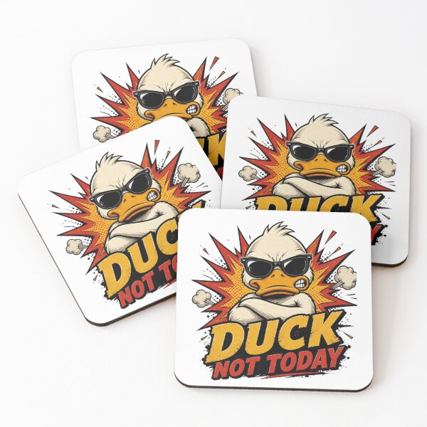 Item preview, Duck Not Today Funny Angry Duck Attitude Shirt designed and sold by redblink store.