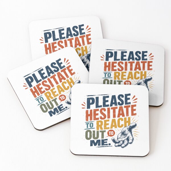 Item preview, Please Hesitate To Reach Out To Me Sarcastic Introvert Humor designed and sold by RetroMini2026.