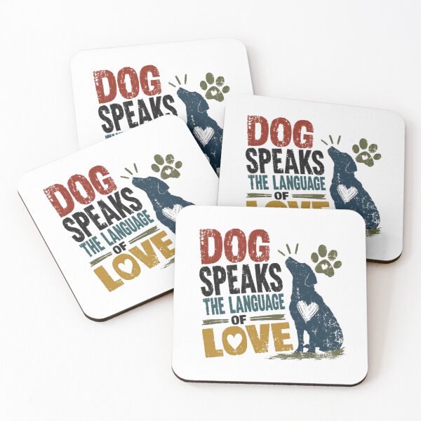 Item preview, Dog Speaks The Language Of Love Pet Parent Canine Lover designed and sold by RetroMini2026.