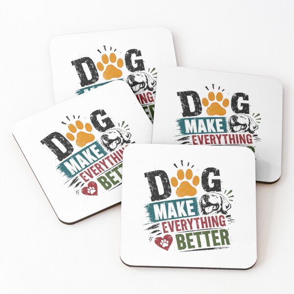 Item preview, Dog Make Everything Better Dog Lover Pet Owner Canine Puppy designed and sold by RetroMini2026.