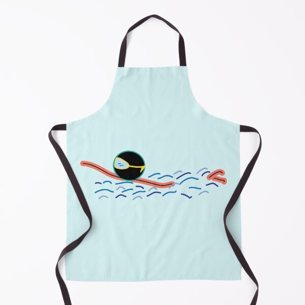 Item preview, Swimming stickman designed and sold by fluffyfamcraft.