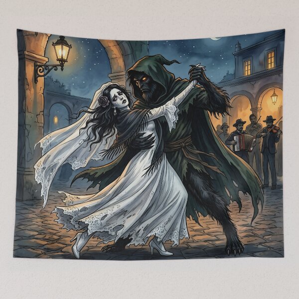 Item preview, The Tango of La Llorona and El Cucuy designed and sold by Sassy Geezer.