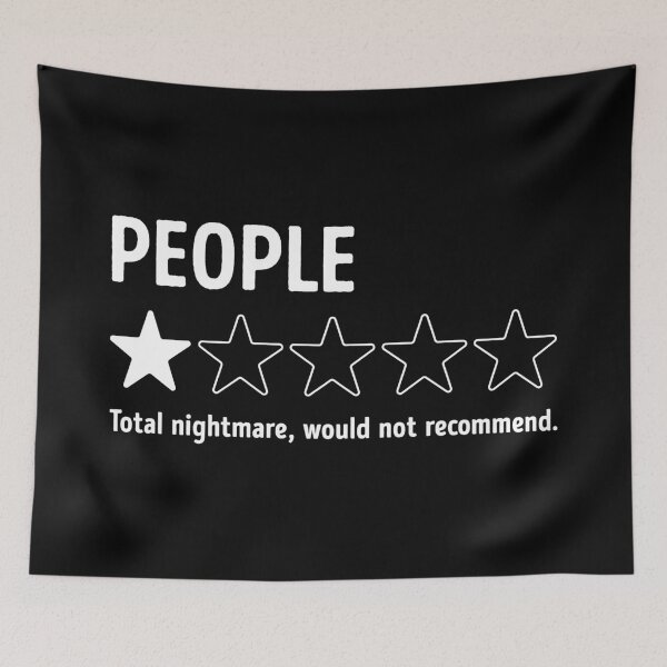 Item preview, People One Star Total Nightmare Funny designed and sold by WhistleCloset.