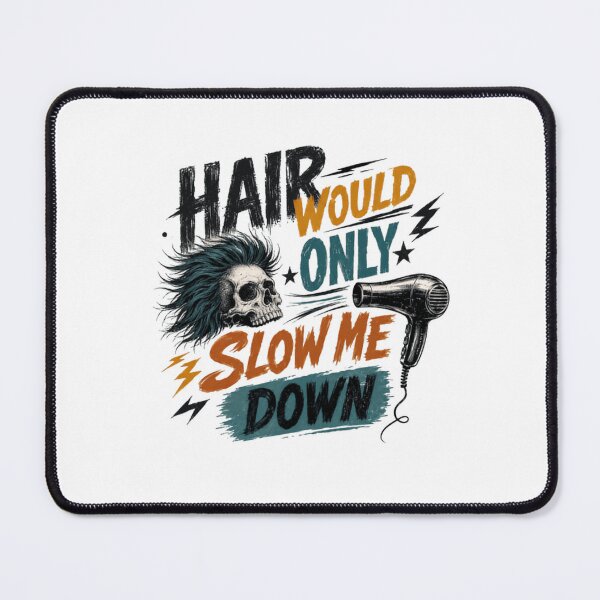 Item preview, Hair Would Only Slow Me Down Hair Stylist Barber Cosmetology Professional designed and sold by RetroMini2026.