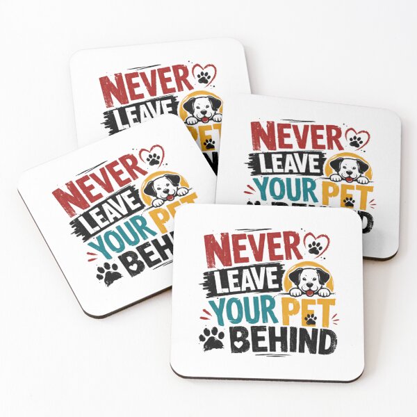 Item preview, Never Leave Your Pet Behind Dog Owner Animal Welfare Pet Lover designed and sold by RetroMini2026.