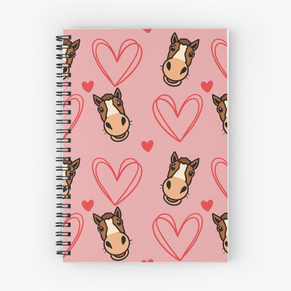 Item preview, Horse Hearts Pink Pattern designed and sold by CI Creative Design LLC.