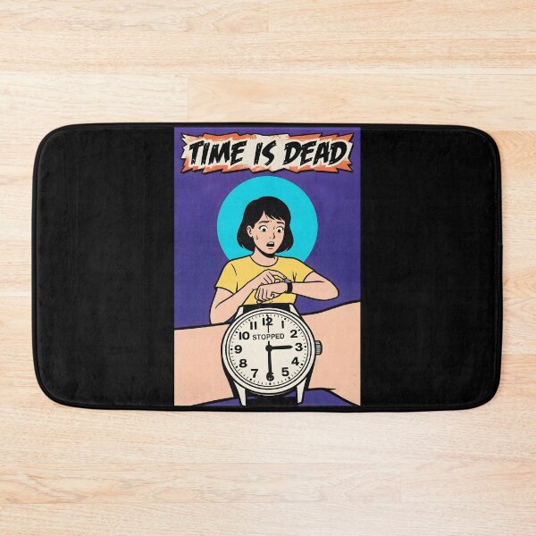 Item preview, Time Is Dead Minimalist Retro Pop-Art Poster designed and sold by DuckOddity.