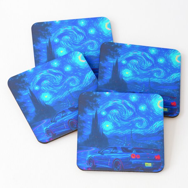 Item preview, Van Gogh Style R34 Skyline designed and sold by KenshuStore.