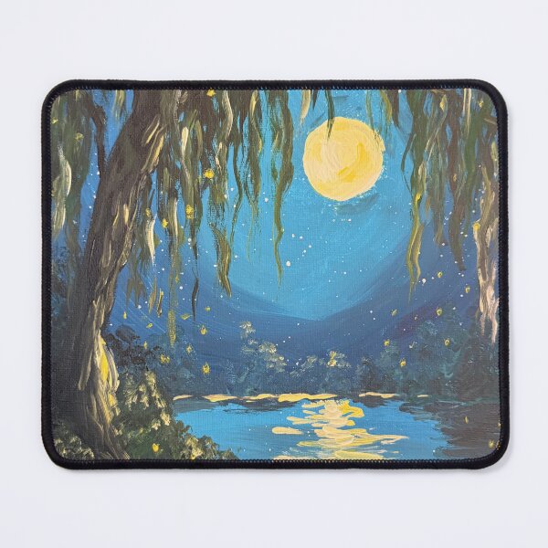 Item preview, Willow tree lake landscape designed and sold by Aroeldesigns.