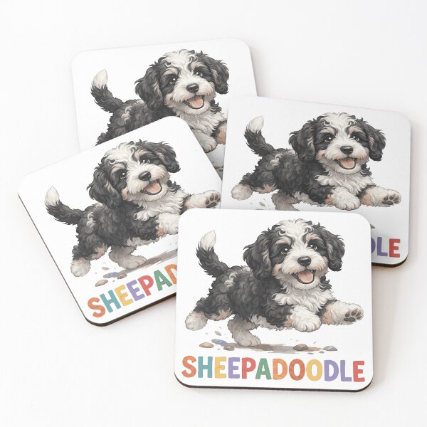 Item preview, Sheepadoodle Puppy Viral, Famous Fluffy Doodle, Cute Little Sheepadoodle, Sweet Puppy Dog designed and sold by clarkfraser.
