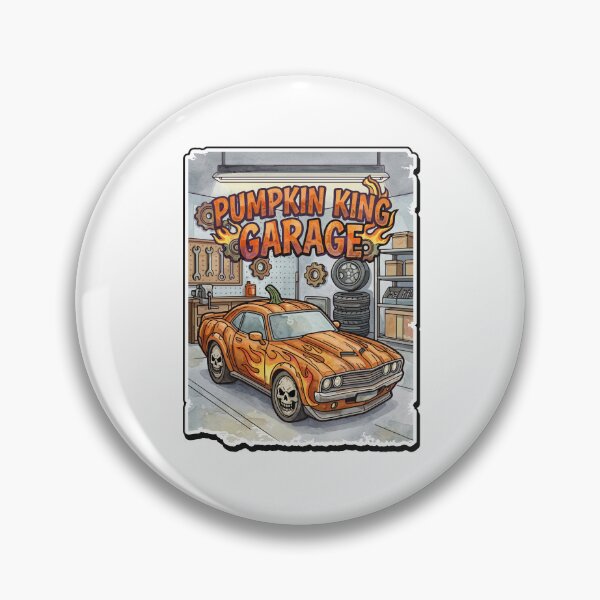 Item preview, Pumpkin King Garage - opt 1 designed and sold by jlStopMedia.