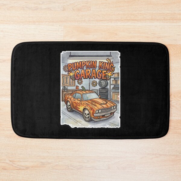 Item preview, Pumpkin King Garage - opt 1 designed and sold by jlStopMedia.