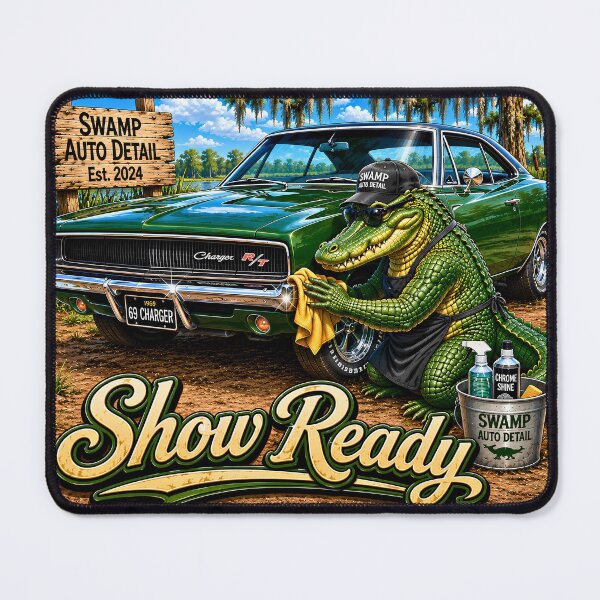 Item preview, 1969 Dodge Charger Alligator Car Detailer Sticker | Show Ready | Chrome & Critters designed and sold by AnimalMarvels.