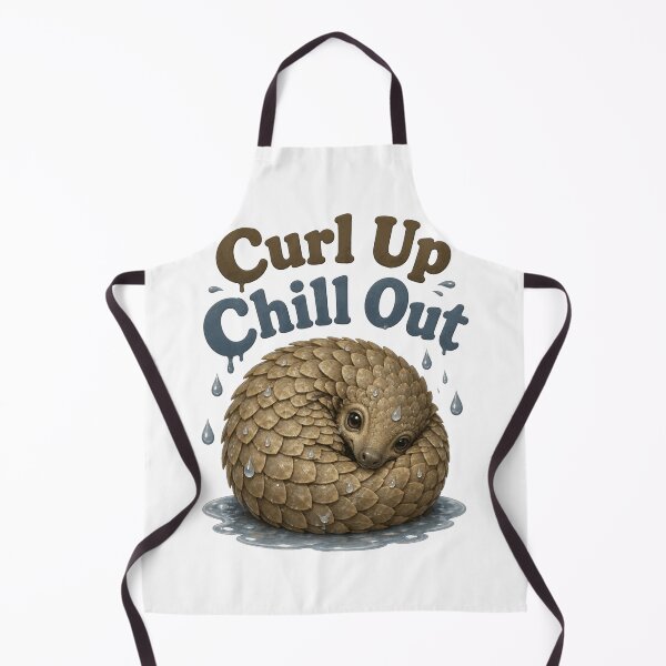 Item preview, Pangolin Curl Up Chill Out designed and sold by clarkfraser.