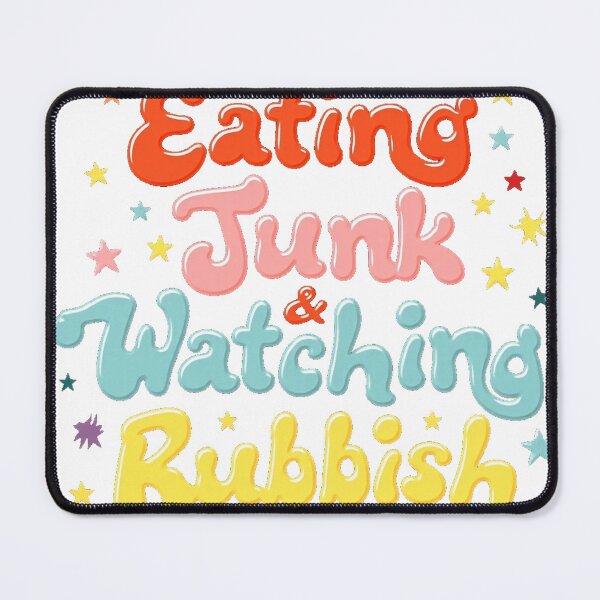 Item preview, Eating Junk Watching Rubbish Colorful Stars designed and sold by lht6474.